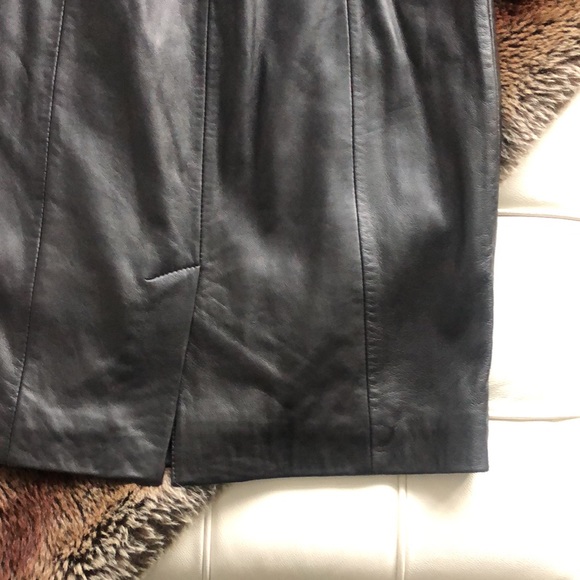 Perfect sexy genuine soft leather dress - Picture 4 of 6